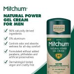 Men's Deodorant by Mitchum, Antiperspirant, Triple Odor Defense Gel Stick, 48 Hr Protection, Dermatologist Tested, Alcohol Free, Unscented, 3.4 Oz (Pack of 2) - Image 2